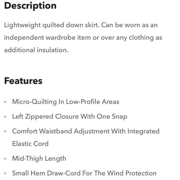 NWT RED FOX Women’s Kelly Down Quilted Buttwarmer Skirt XS - Picture 8 of 10